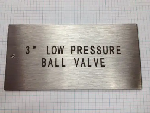 Valve Tag 1